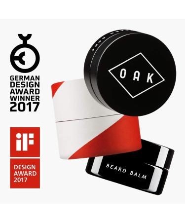 Oak Beard Balm for Men | Natural Beard Care | Light Hold & Shine | Certified Cosmetic from Berlin (50 ml) - Buy Online on GoSupps.com