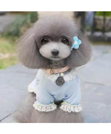 ZARSIO Small Dog Hair Clips Cute Dog Hair Bows Fur Ball Flower Puppies Hair Barrettes Alligator Hair Clips Cat Puppy Party Birthday Grooming Hair Accessories - Buy Online on GoSupps.com