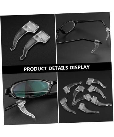 Doitool 60 Pairs Non-Slip Silicone Glasses Hook Holders - Sunglasses Accessories for Glasses Protection - Ear Bracket Tips in White (3 Packs) - Buy Online on GoSupps.com