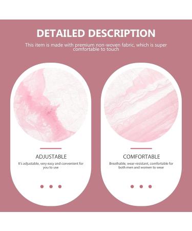 DOITOOL 100Pcs Pink Disposable Bouffant Caps - Nonwoven Hair Net Hat for Medical Labs, Nurses, Tattoo Artists & Hospitals - Buy Online on GoSupps.com