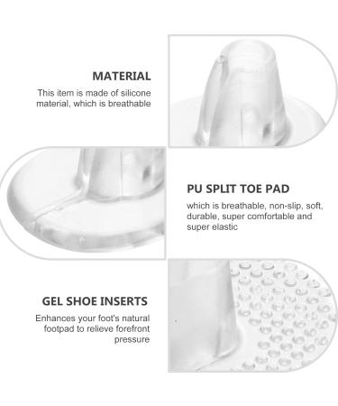 6 Pairs Gel Toe Guard Cushions | Silicone Toe Protectors for Flip Flops & Sandals - Buy Online on GoSupps.com