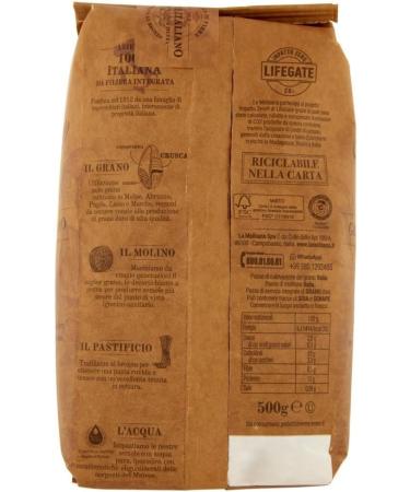  Italian Gourmet E.R. La Molisana Pasta Integrale Fusilli No. 28 Whole Grain Pasta 100% Italian Wheat Bronze Paste 500g + Italian Gourmet Polpa di Pomodoro 400g - Buy Online on GoSupps.com