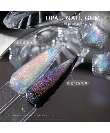 1 Bottle Universal Nail Jade Cat Eye UV Gel Laser Rainbow Dazzling Spar Nails Art Polish Soak Off Phototherapy Colorful Lacquer - (Color: Laser) - Buy Online on GoSupps.com