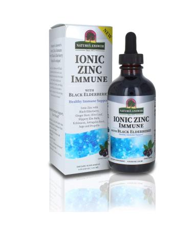Nature's Answer Ionic Zinc Immune with Black Elderberry 4 fl oz (120 ml)