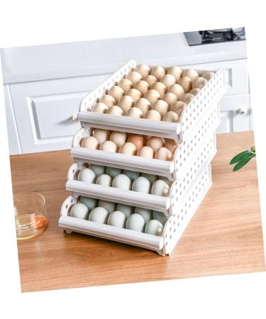 GLEAVI Box 30 Drawer Fridge Eggs Food Egg Filler Refrigerator Crisper Organizer Egg Carton Organic Stacker As Shown 33X26.5X14.3cm - Buy Online on GoSupps.com
