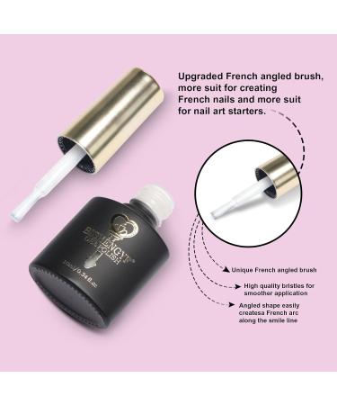 BISHENGYF Milky White Gel Nail Polish 10ml - UV LED Soaking Nail Art Gel for Salon & Home Use - Buy Online on GoSupps.com