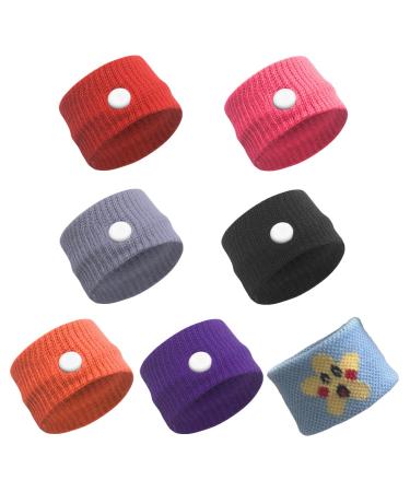 Kgduyc acupressure bracelet - 7 pairs of nausea bracelet acupressure bracelet for pregnancy seasickness travel sickness for children adults