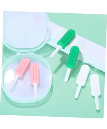 FRCOLOR 18 Pcs Popsicle Silicone Chew Device Silicone Pacifier Retainer Container Case Chewies with Handle Aligner Chewies Silicone Popsicle Chewies Jaw Chewing Gum mediumx3pcs As Shownx3pcs - Buy Online on GoSupps.com