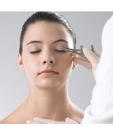 2pcs Stainless Steel Eyelid Surgical Ruler Set - Ophthalmic Eye Measuring Instruments for precise eyebrow shaping and positioning - 8.5x4.1CM (Silver) - Buy Online on GoSupps.com