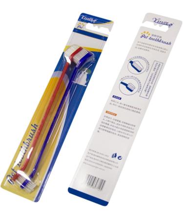 GANAZONO 6 Pcs Pet Toothbrush Toothpaste Super Bristles Toothbrush Kitten Toothbrush Dog Big Head Toothbrush - Buy Online on GoSupps.com
