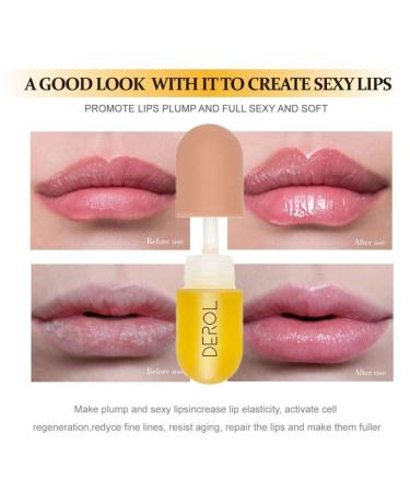 Allbestaye Lip Plumping Gloss - Boost Enhance & Anti-Aging Lip Balm (Yellow) - International Shipping - Buy Online on GoSupps.com