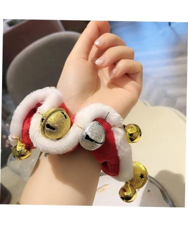 minkissy 1pc Christmas Hair Tie Holiday Scrunchies Holiday Hair Ties Xmas Scrunchies with Bell Xmas Hair Ropes Hair Accessory for Women Hair Accessories Child Printing Decorate Coral Fleece - Buy Online on GoSupps.com