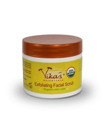 Vika's Essentials Certified Organic Exfoliating Facial Scrub
