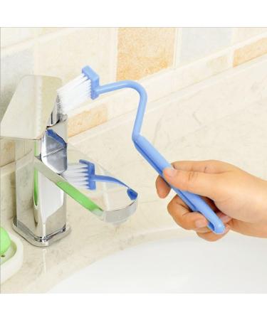 Toilet for Rim Edge Brush Bow Curved Flush Brush Bathroom Suppl Toilet Bowl Brush and Holder - Buy Online on GoSupps.com