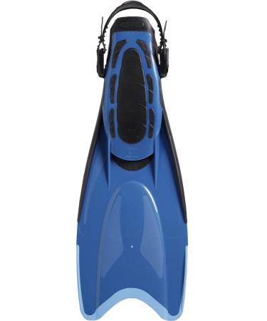 Cressi Palau Snorkeling Fins - Adjustable Long Blade Flippers for the Whole Family - Made in Italy - Blue/Azure M/L | US Men 8.5-11 | US Women 9.5-12 | EU 41-44 - Buy Online on GoSupps.com