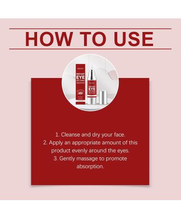 BATUREL Instant Eye Lift Cream Rapid Reduction for Under Eye Bags Wrinkles Dark Circles Puffiness Firming and Moisturizing Non-Greasy 1 Oz - Buy Online on GoSupps.com