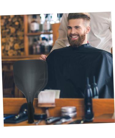 2pcs Hair Mask Cover Hair Sprays Hairspray Masks Haircut Mask Protector Hair Cutting Protector Barber Mask Hair Spray Protective Black Plastic - Buy Online on GoSupps.com