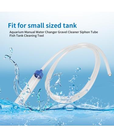 Aquarium Water Changer 59inch Length Fish Tank Manual Cleaning Tool Aquarium Manual Water Changer Gravel Cleaner Siphon Tube Fish Tank Cleaning Tool - Buy Online on GoSupps.com