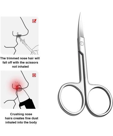 3-Part Manicure Set | Stainless Steel Nail Scissors Files & Tweezers | Nail Care Kit with Leather Case for Men & Women - Black - Buy Online on GoSupps.com