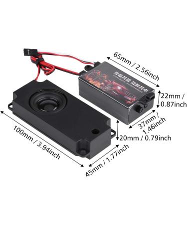 Dilwe RC Auto Motor Sound Simulator for 1/10 Vehicle Models - Remote Control Sound Module with Speaker - Buy Online on GoSupps.com