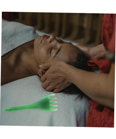 Magiclulu 4-Piece Hair Comb & Scalp Massager Set | Jade Massage Tool for Stress Relief & Relaxation | International Shipping Available - Buy Online on GoSupps.com