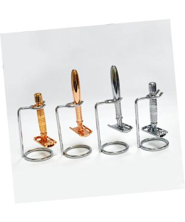 Beaupretty 3-in-1 Razor and Brush Stand - Stainless Steel Men's Razor Holder with Bowl for Safe Shaving - Buy Online on GoSupps.com