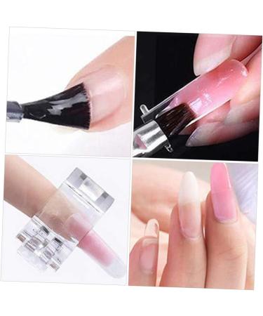 FRCOLOR Nail Art Tools Kit 1 Set Nail Set Plastic White Crystal Nail Clipper Manicure Grinding Strip - Buy Online on GoSupps.com