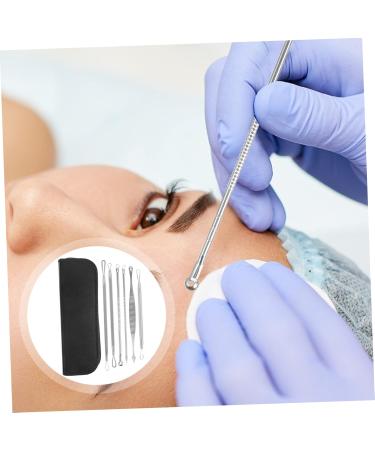 Mikinona 1 Set Blackhead Removal Tool Accessory Face Scraper Tool Pores Daily Use Needle Cell Clamp Portable - Buy Online on GoSupps.com