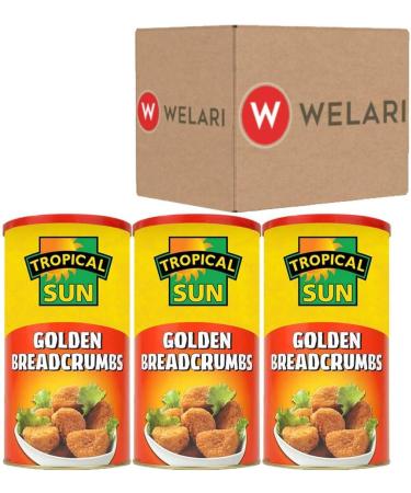 Tropical Sun 3 x 200g Golden Breadcrumbs With Welari Thank You Card Cooking Deep Frying Grill Meat Coating Batter Pasta Bake Topping (600g) (3pack) - Buy Online on GoSupps.com