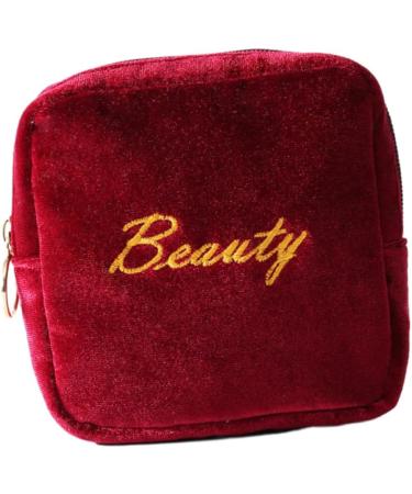 Lurrose Mini Transparent Makeup Bag | Plush Cosmetics Organizer | Clear Travel Case 13x13x4cm - Buy Online on GoSupps.com