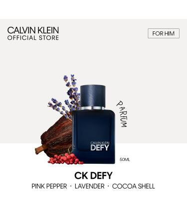 Calvin Klein Defy Parfum Woody Men's Cologne With Notes of Mandarin Oil Pink Pepper Ginger & Sandalwood Luxury Perfumes for Men Long Lasting Fragrance 1.6 Fl Oz (Pack of 1) - Buy Online on GoSupps.com