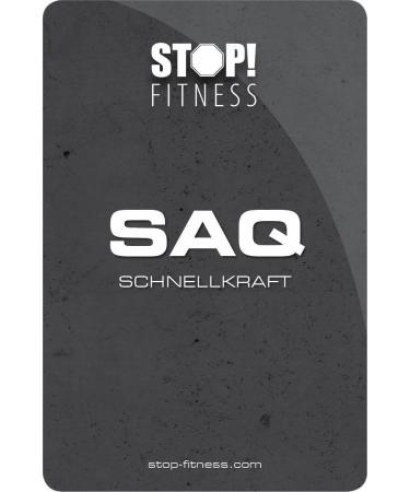 Stop!Fitness Fast Power Plyometrics Training Tickets | Exercise Cards - German Version (66x100mm) - SAQ Series - Buy Online on GoSupps.com