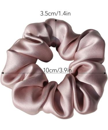 Elastic Hair Bands 100% Pure Silk Large Scrunchies Ropes Hair Bands Ties Elastics Ponytail Holders for Women Girls Accessories 19 Momme 3.5CM Headband (Size : 16 Baby Blue) - Buy Online on GoSupps.com