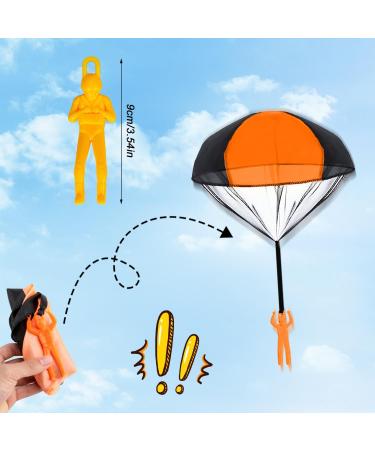 Delsen 10-Piece Parachutist Toy Set - Perfect Outdoor Gift for Kids | Birthday Party Favors & Fun Outdoor Games - Buy Online on GoSupps.com