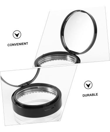 Bath Powder for Women with Puff Powder Case with Mirror Loose Powder Cosmetic Box Travel Portable - Buy Online on GoSupps.com