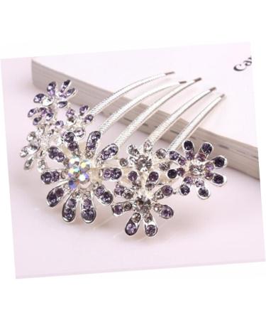 Ipetboom Tiara Hair Accessories Bridal Hair Comb Women Hair Clip Flower Hair Comb Wedding Women Hair Comb Diamond - Buy Online on GoSupps.com