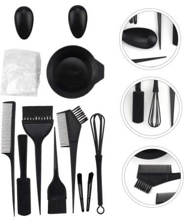 DOITOOL 1 Set Hair Color Kit Hair Dye Kit Hair Coloring Kit Household Hair Dyeing Tools Hairdressing Supply Salon Dyeing Supplies Hair Tinting Tool Plastic Mix Hair Color Brush - Buy Online on GoSupps.com