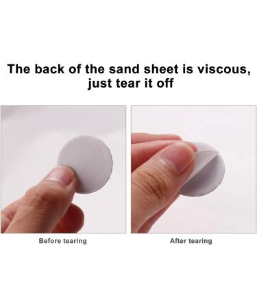 Effortless Foot Care: 80# Coarse Sanding Paper Grinding Wheel for Nail Glue Removal & Horny Skin Peeling - Easy Replacement for At-Home Use - Buy Online on GoSupps.com