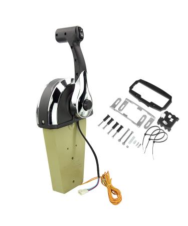 Generic Single Outboard Remoto Control Kit for Mercury 8M0059686 Top Mount Console Box Marine Boat Remote Control Box Single Binnacle Outboard Control Kit