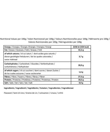 Veggy Duck - Brown Linseed (1 kg) Rich in Omega3 and fiber - Buy Online on GoSupps.com