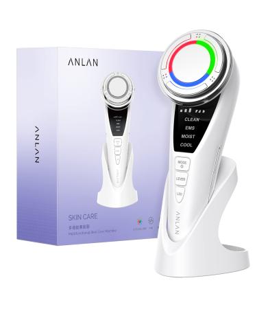 ANLAN 5 in 1 Anti Wrinkle Device Anti-Aging Beauty Device for Facial Care Deep Cleansing Face Lift with Makeup Remover Pad