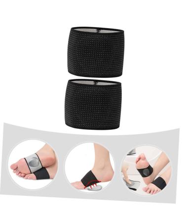 FRCOLOR Arch Support Sleeves for Flatfoot | TPE Insoles for Comfort | Outdoor Foot Support for Men & Women | 1 Pair Black (11.6x6cm - Buy Online on GoSupps.com