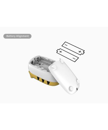 Child Pulse Oximeter - Blood Oxygen Saturation Monitor with Neck/Wrist Cord & Batteries Yellow | International Shipping Available - Buy Online on GoSupps.com