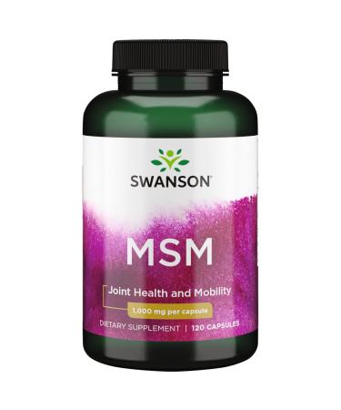 Swanson Msm 1000 Milligrams 120 Capsules