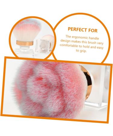 minkissy Nail Dust Brush Rose-shaped Nail Powder Brush Single-branch Loose Powder Blush Brush (rose-gradient Powder Foundation Makeup Abs Blusher Powder Foundation Brush - Buy Online on GoSupps.com
