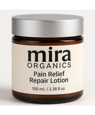 Mira Relief Repair Lotion Magnesium & Arnica Botanical Body Lotion Plant-Based Fast-Absorbing Non-Greasy Formula 100 mL / 3.38 fl oz 1pcs 4 Fl Oz (Pack of 1)
