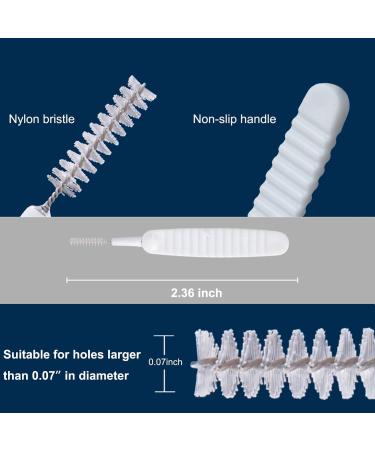 Shower Nozzle Cleaning Brush Tool Gap Hole Anti-Clogging Cleaning Brush Shower Head Cleaner Brushes Small Hole Shower Nozzle Cleaning Brush with Nylon Bristle Non-Slip Handle (50pcs) 10pcs - Buy Online on GoSupps.com