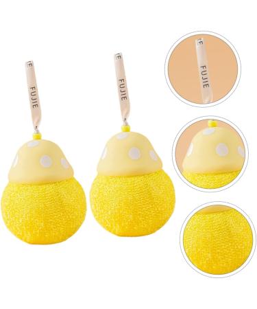 FOMIYES 4 pcs Mushroom Bath Balls - Soft Cartoon Body Scrubbers & Shower Puffs for Spa & Shower - Ideal for Kids and Adults - International Shipping Available - Buy Online on GoSupps.com