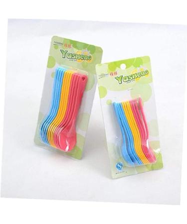 Zonfer 12pcs Baby Safe Plastic Spoons - Perfect for Infant Feeding & Weaning | International Shipping Available - Buy Online on GoSupps.com