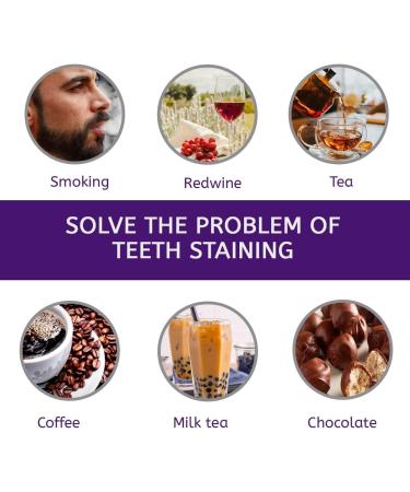 Purple Toothpaste Teeth Whitener | Advanced Stain Remover & Color Corrector for a Bright Smile - Gentle on Enamel - Buy Online on GoSupps.com